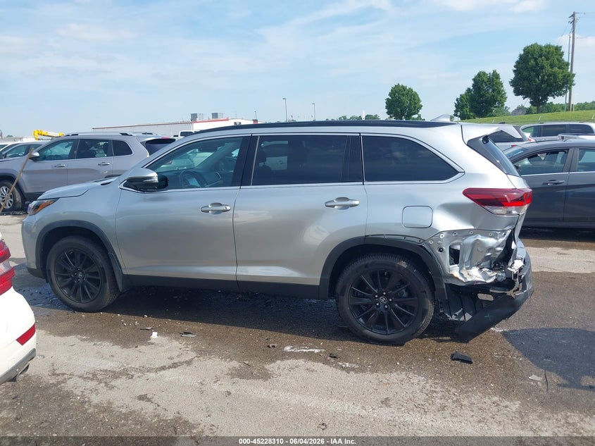 2019 Toyota Highlander Se VIN: 5TDJZRFH6KS614692 Lot: 45228310