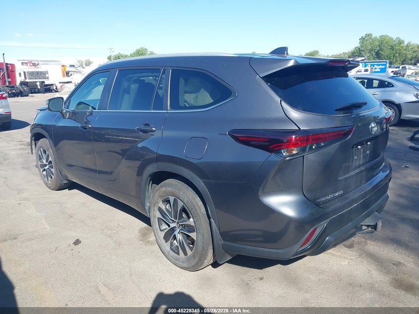Vin: 5tdkdrbh1ss588656, lot: 45726106, toyota highlander xle 20253