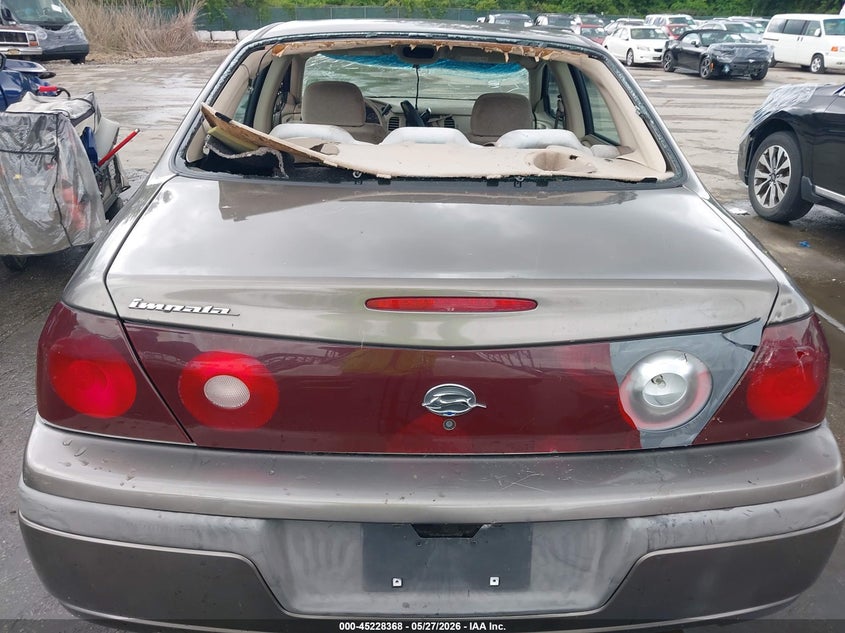 2002 Chevrolet Impala VIN: 2G1WF55K329204762 Lot: 45228368