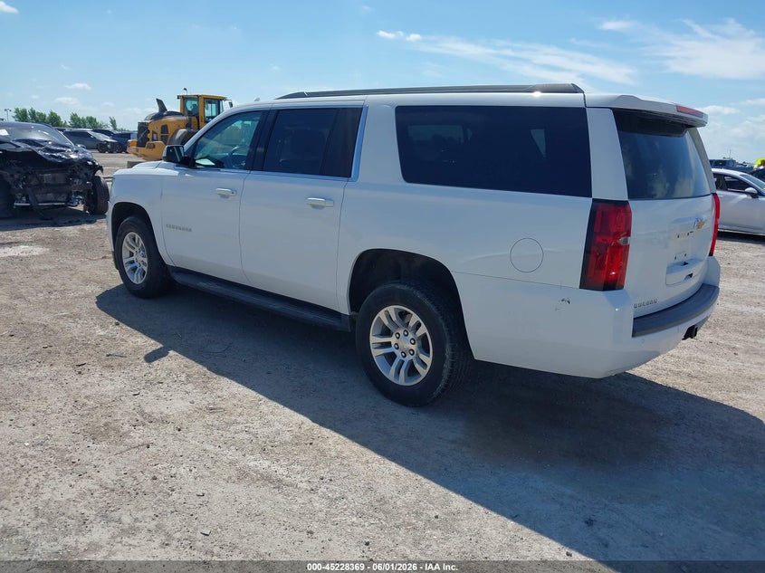 Vin: 1gnscgkc7jr221857, lot: 45726130, chevrolet suburban ls 20183