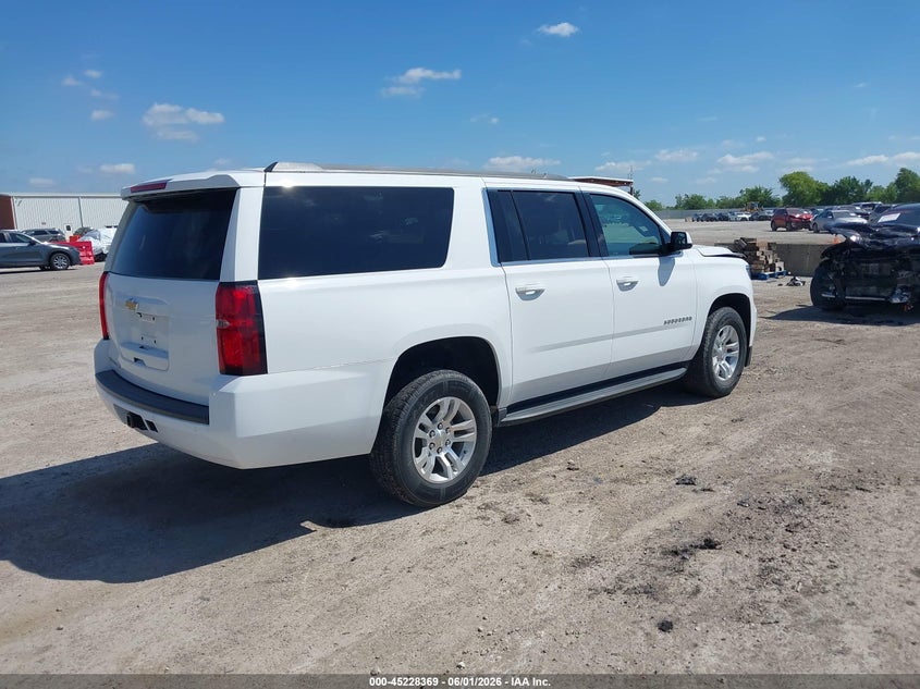 Vin: 1gnscgkc7jr221857, lot: 45726130, chevrolet suburban ls 20184