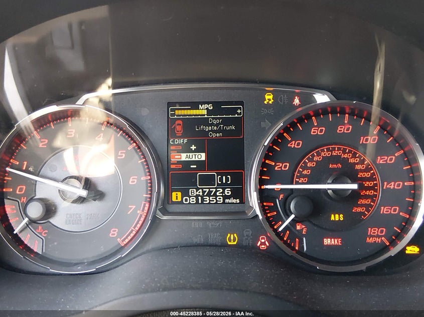 2017 SUBARU WRX STI auction photo 7