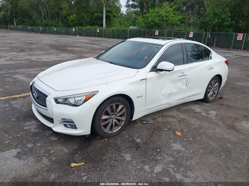 Vin: jn1ev7ap0gm304365, lot: 45726155, infiniti q50 3.0t premium 20162