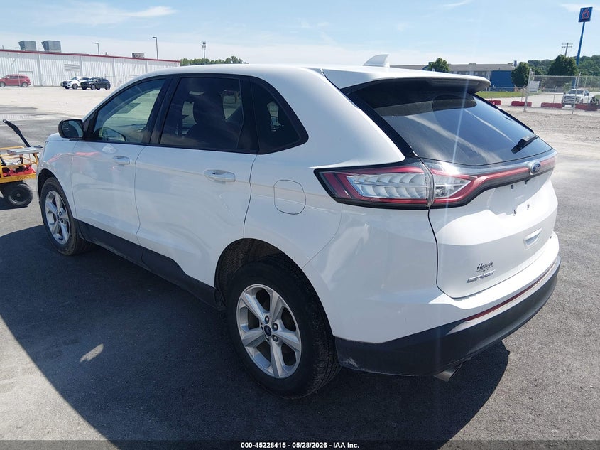 Vin: 2fmpk3g90jbb07527, lot: 45726176, ford edge se 20183