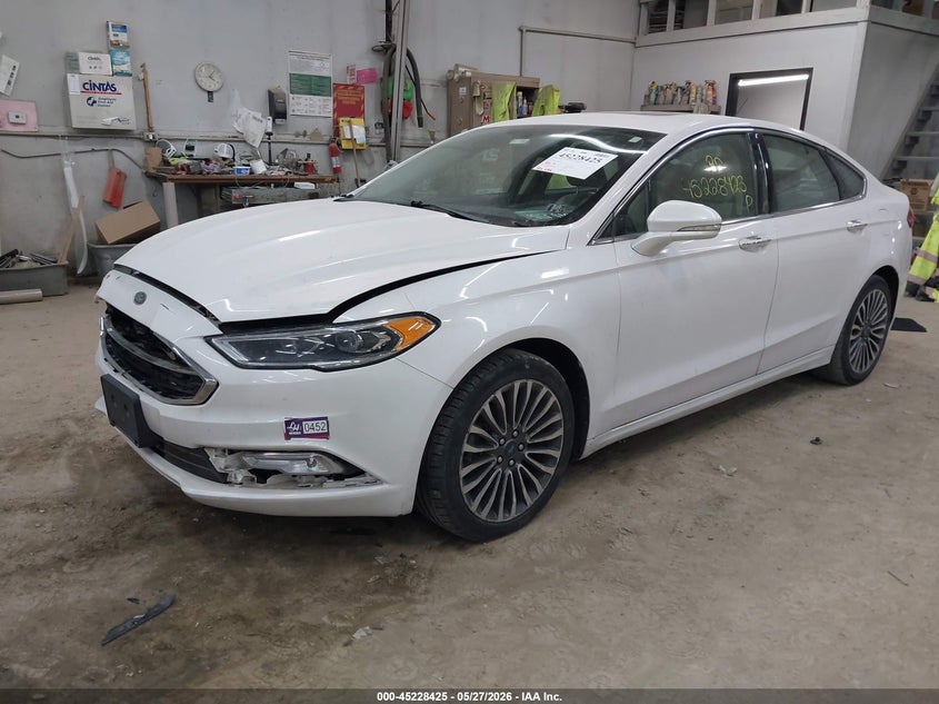 Vin: 3fa6p0k91hr116195, lot: 45726186, ford fusion titanium 20172