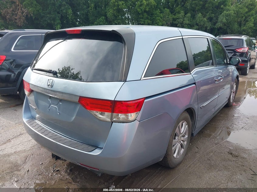 Vin: 5fnrl5h46eb057900, lot: 45726267, honda odyssey ex 20144
