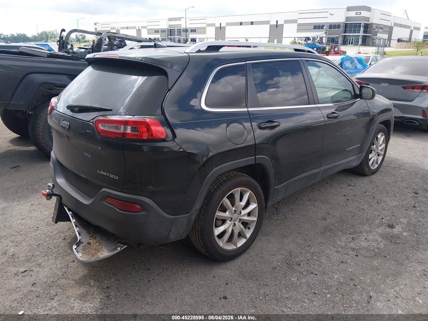 Vin: 1c4pjldb6gw336090, lot: 45726355, jeep cherokee limited 20164