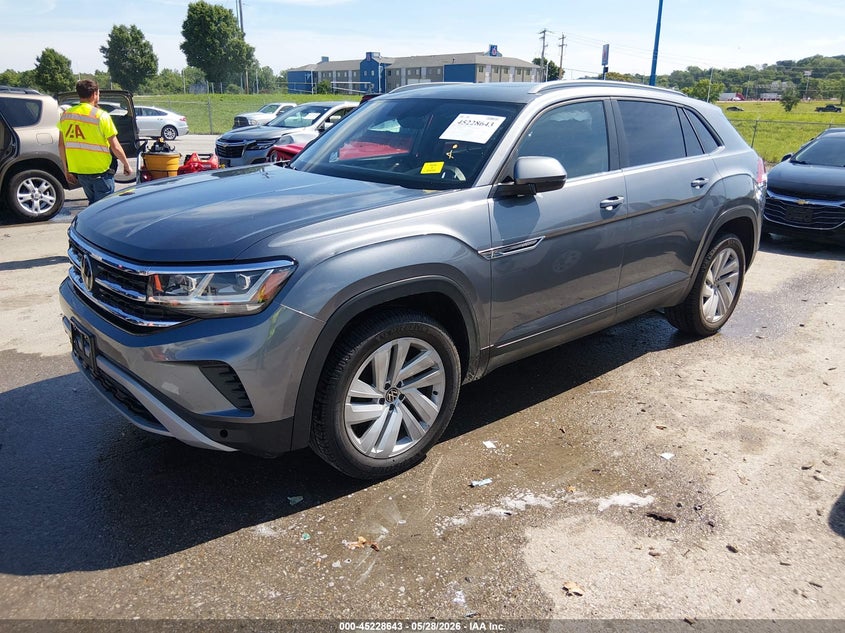 Vin: 1v26e2ca6lc210986, lot: 45726404, volkswagen atlas cross sport 3.6l v6 se w/technology/3.6l v6 se w/technology r-line 20202