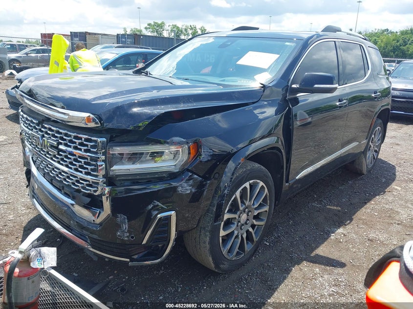 Vin: 1gkknpls4mz130448, lot: 45726453, gmc acadia fwd denali 20212