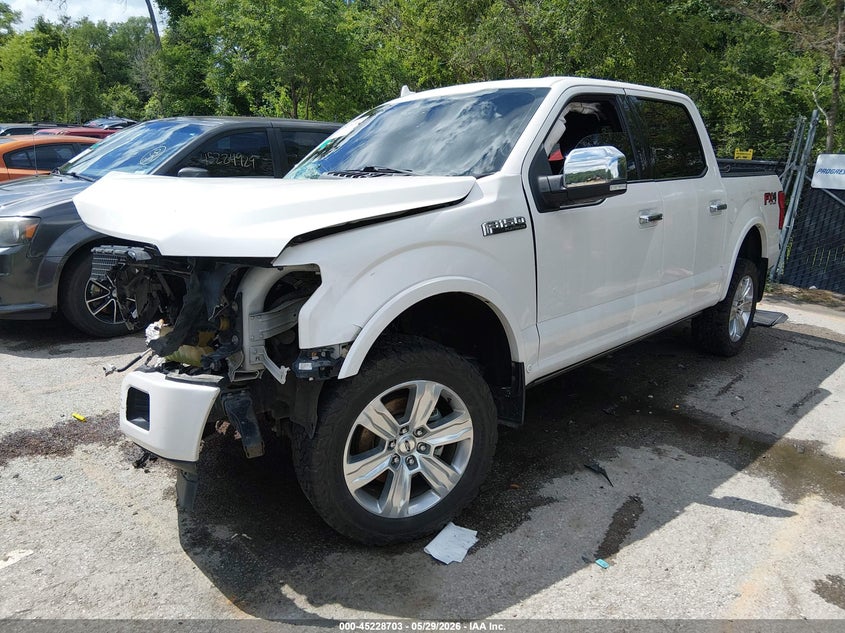 Vin: 1ftew1e49kfa86964, lot: 45726464, ford f-150 platinum 20192