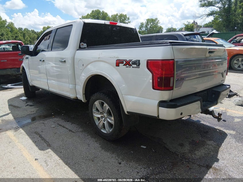 Vin: 1ftew1e49kfa86964, lot: 45726464, ford f-150 platinum 20193