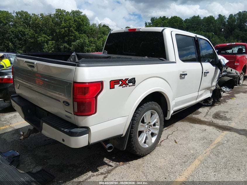 Vin: 1ftew1e49kfa86964, lot: 45726464, ford f-150 platinum 20194