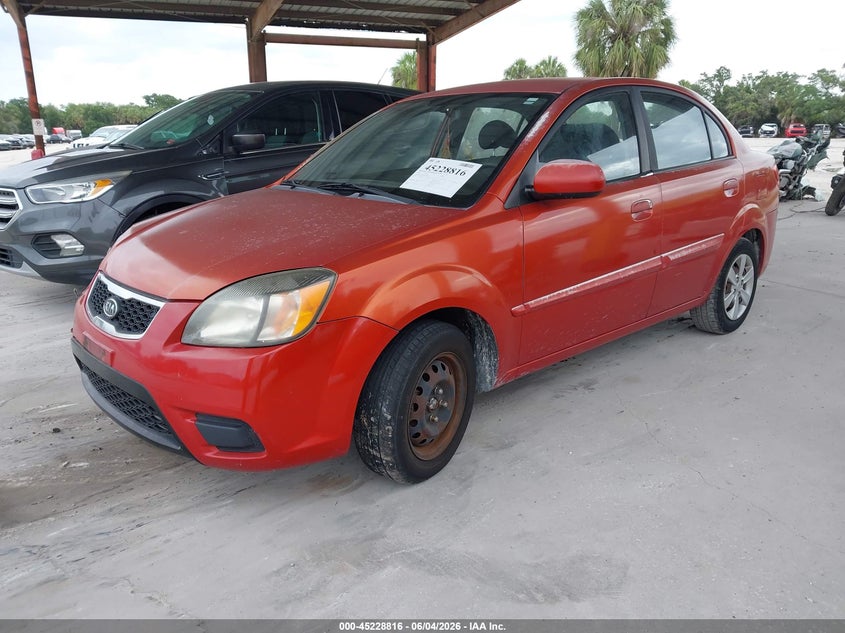 Vin: knadh4a34b6708078, lot: 45726577, kia rio lx 20112