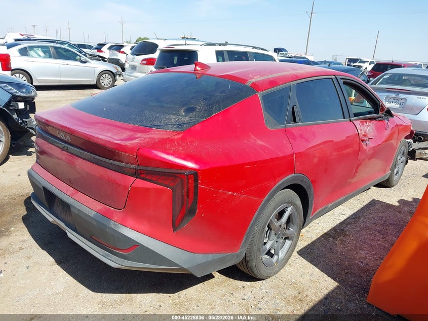 Vin: 3kpft4de3se201268, lot: 45726597, kia k4 lxs 20254