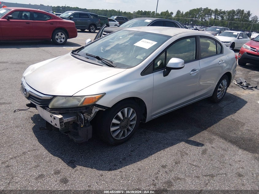 2012 Honda Civic Lx 2HGFB2F58CH303063 photo 1