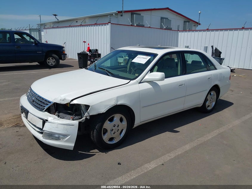2003 TOYOTA AVALON SEDAN 3.0L V-6 DOHC, VVT, 210HP