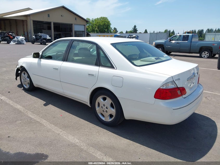 2003 TOYOTA AVALON SEDAN 3.0L V-6 DOHC, VVT, 210HP