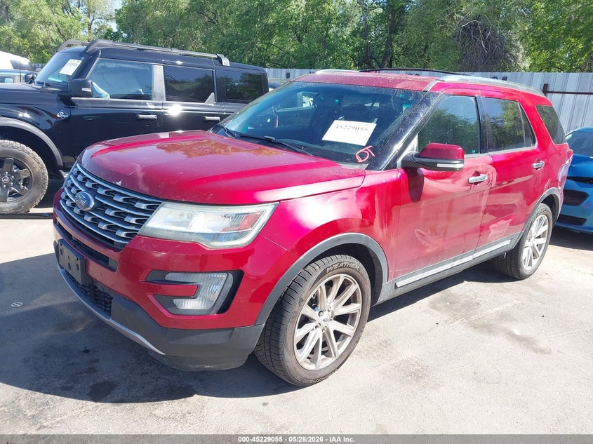 Vin: 1fm5k8f8xggb98854, lot: 45726816, ford explorer limited 20162
