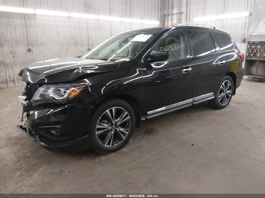 Vin: 5n1dr2mm0hc620112, lot: 45726838, nissan pathfinder platinum 20172