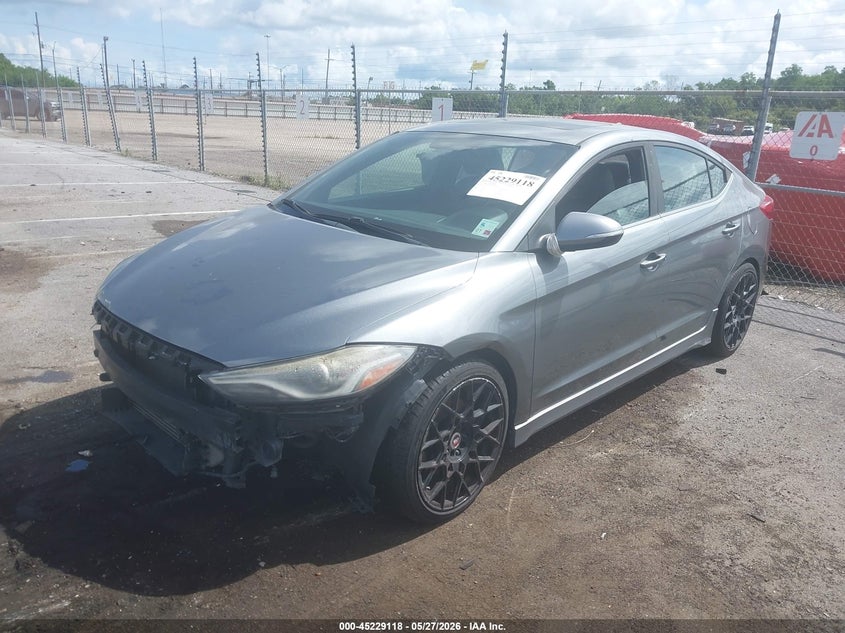 2018 Hyundai Elantra Sport KMHD04LB7JU563400 photo 1