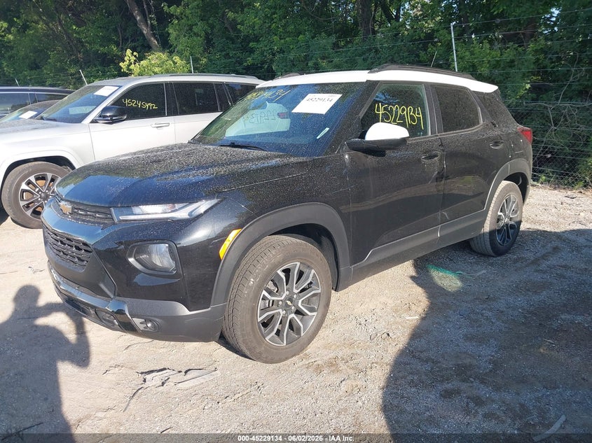 Vin: kl79mssl4pb075133, lot: 45726895, chevrolet trailblazer awd activ 20232