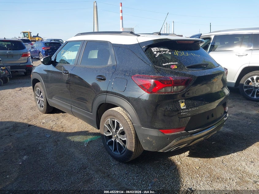 Vin: kl79mssl4pb075133, lot: 45726895, chevrolet trailblazer awd activ 20233