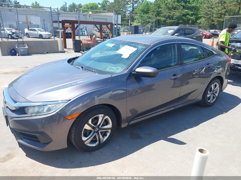 2018 Honda Civic Lx 2HGFC2F59JH501788 photo 1