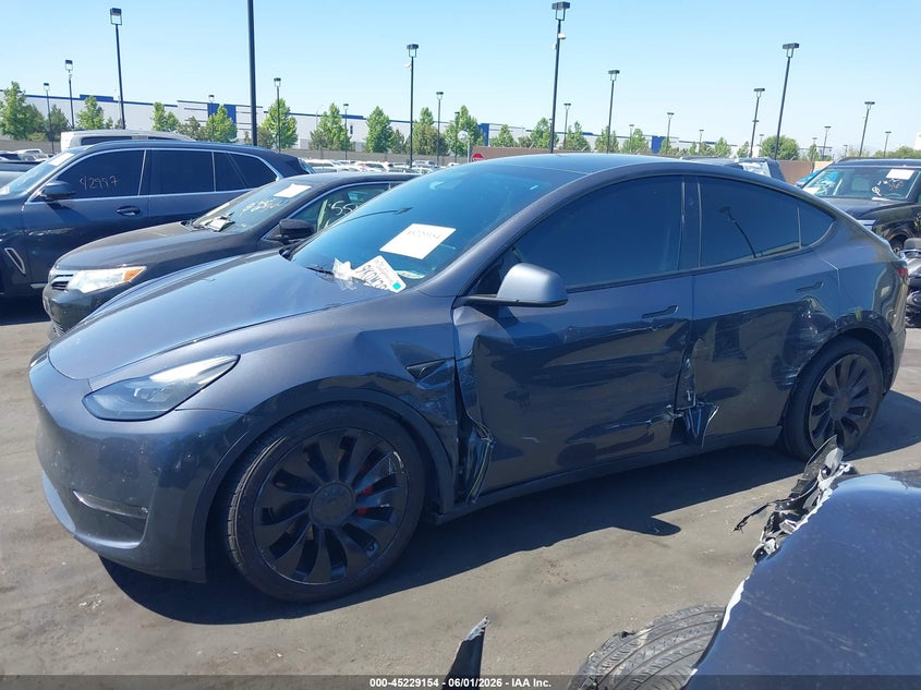 2023 Tesla Model Y Performance Dual Motor All-Wheel Drive VIN: 7SAYGDEFXPF965725 Lot: 45229154