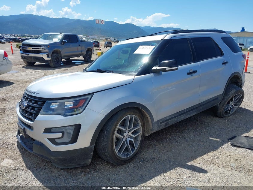 Vin: 1fm5k8gt3hgc05454, lot: 45726918, ford explorer sport 20172
