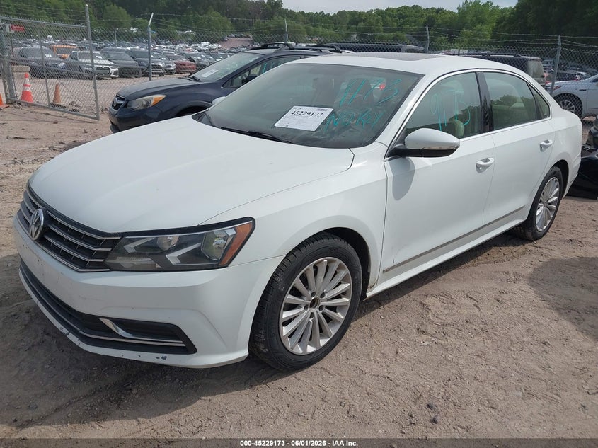 Vin: 1vwbt7a32gc008463, lot: 45726934, volkswagen passat 1.8t se 20162