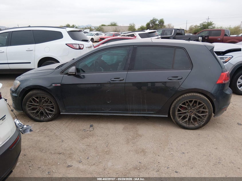 2016 Volkswagen Golf Gti Autobahn 4-Door VIN: 3VW4T7AU7GM003341 Lot: 45229187