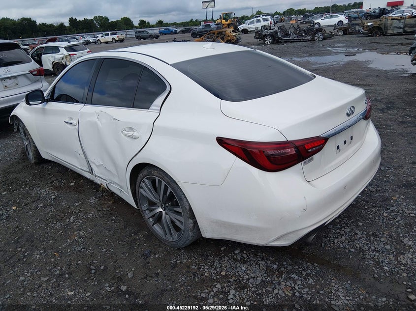 Vin: jn1ev7cp9mm705647, lot: 45726953, infiniti q50 sensory 20213