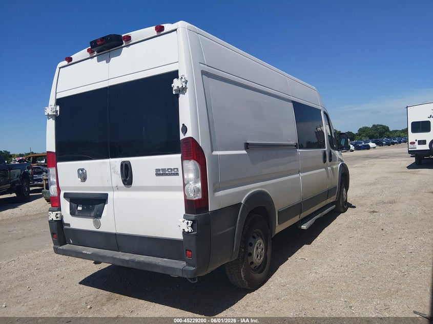 Vin: 3c6lrvdgxpe576078, lot: 45726961, ram promaster 2500 high roof 159 wb 20234
