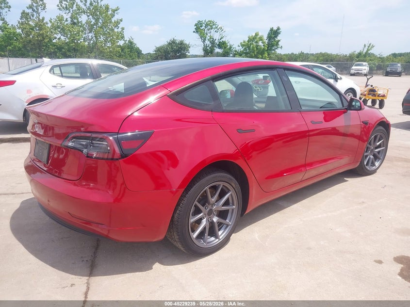 Vin: 5yj3e1ea0pf657480, lot: 45726999, tesla model 3 rear-wheel drive 20234