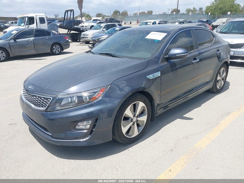 Vin: knagn4adxe5068869, lot: 45727058, kia optima hybrid ex 20142