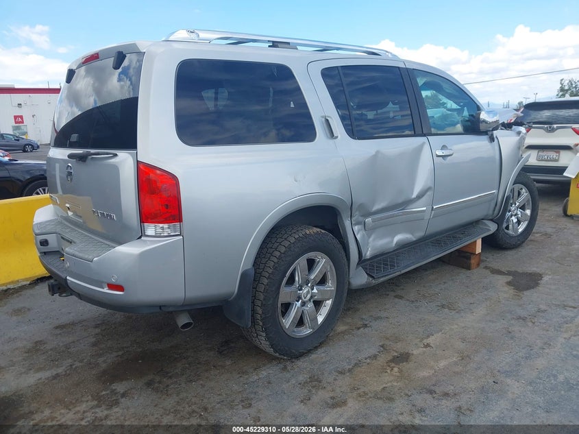 Vin: 5n1aa0ne6an622947, lot: 45727071, nissan armada platinum 20104