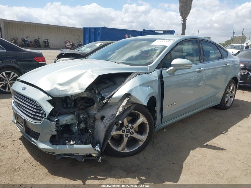 Vin: 3fa6p0lu3er366469, lot: 45727081, ford fusion hybrid se 20142