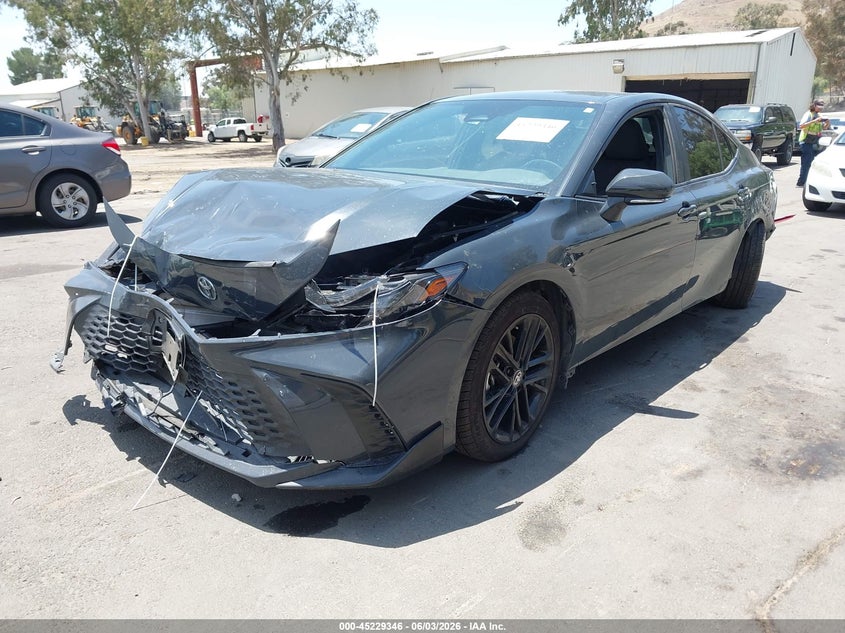 Vin: 4t1dbadkxsu514216, lot: 45727108, toyota camry se 20252