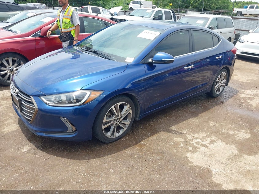 2017 Hyundai Elantra Limited 5NPD84LF3HH179554 photo 1