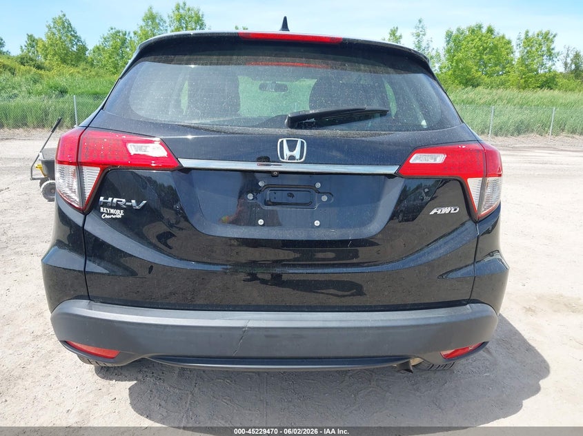 2022 Honda Hr-V Awd Lx VIN: 3CZRU6H37NM708208 Lot: 45229470