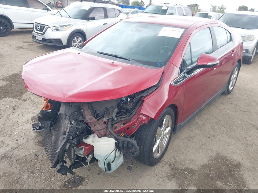 Vin: 1g1rh6e4xeu173810, lot: 45727236, chevrolet volt 20142