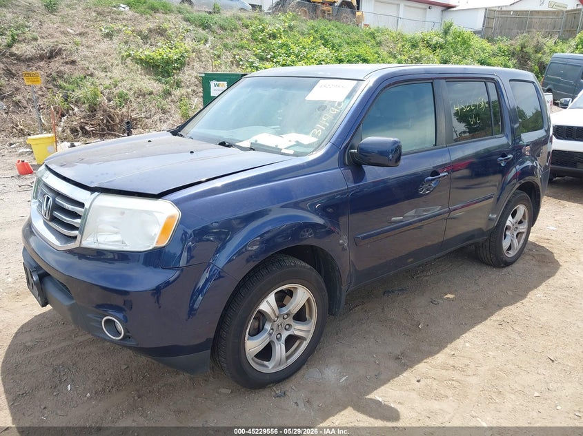 Vin: 5fnyf4h59db012566, lot: 45727317, honda pilot ex-l 20132