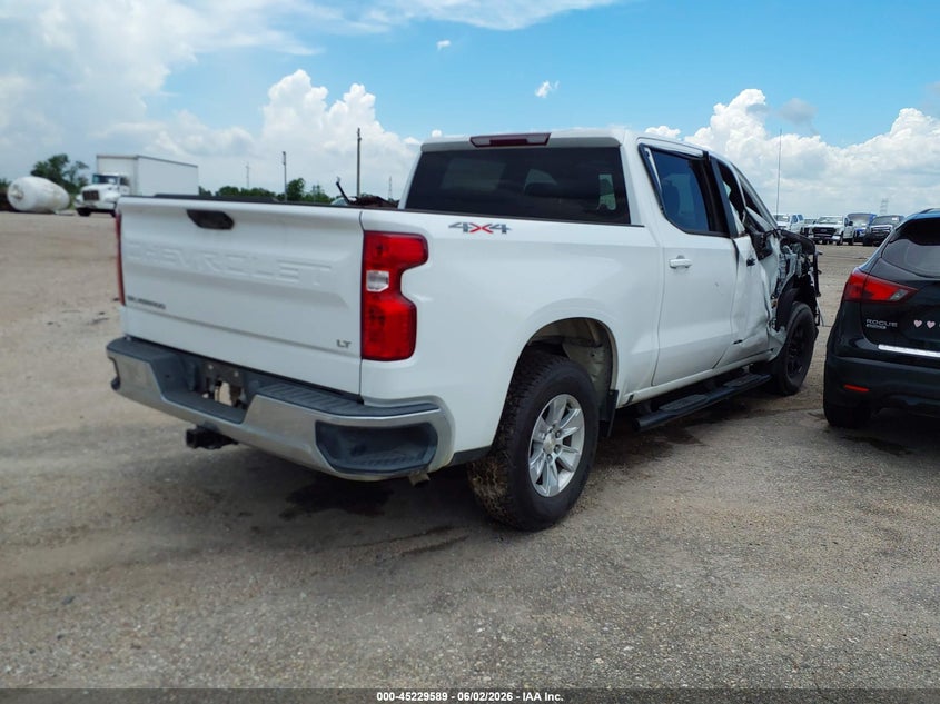 Vin: 3gcuyded7lg318873, lot: 45727353, chevrolet silverado 1500 4wd  short bed lt 20204