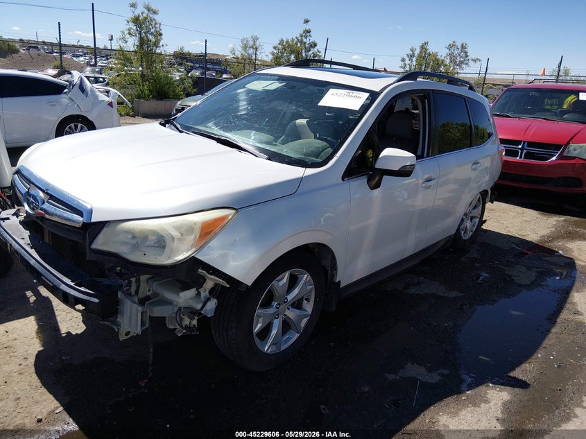 Vin: jf2sjapc1eh504773, lot: 45727367, subaru forester 2.5i touring 20142