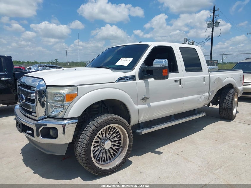 Vin: 1ft7w2bt6cec82135, lot: 45727376, ford f-250 lariat 20122