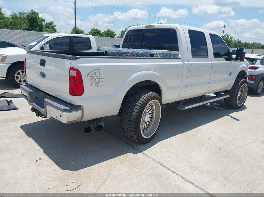 Vin: 1ft7w2bt6cec82135, lot: 45727376, ford f-250 lariat 20124