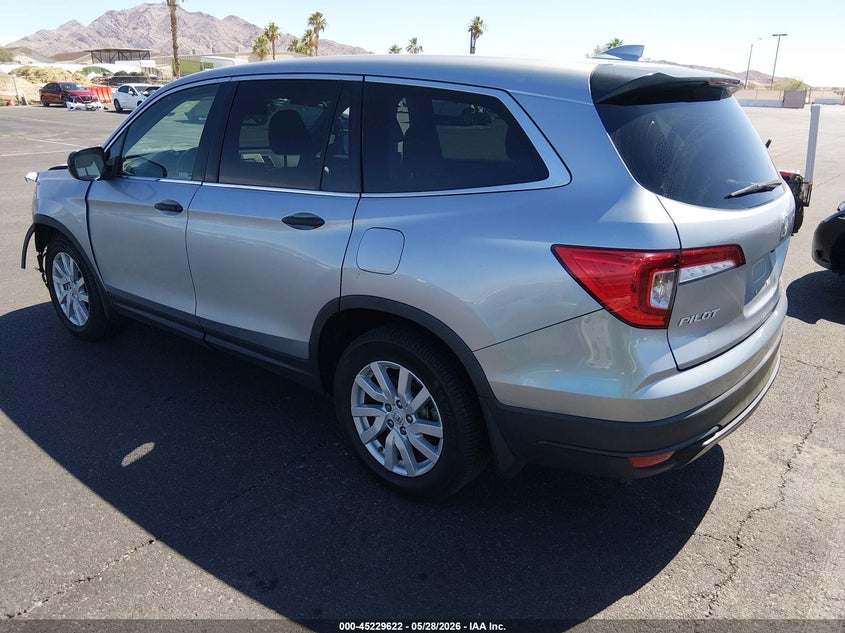 Vin: 5fnyf5h1xlb025697, lot: 45727383, honda pilot 2wd lx 20203