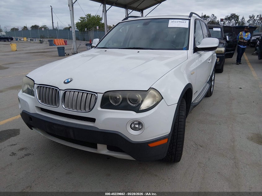 Vin: wbxpc9c42awj34275, lot: 45727423, bmw x3 xdrive30i 20102