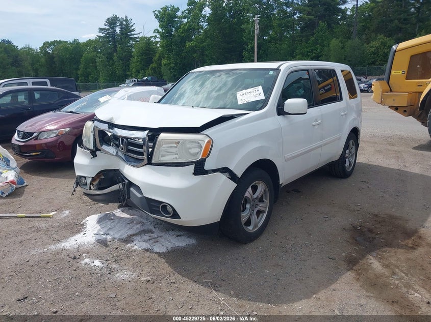 Vin: 5fnyf4h57db080980, lot: 45727486, honda pilot ex-l 20132