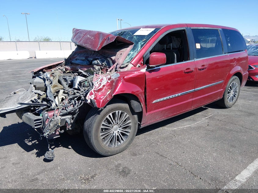 Vin: 2c4rc1hg3er304278, lot: 45727616, chrysler town & country s 20142
